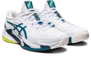 Men's COURT FF 3 | White/Gris Blue | Tennis | ASICS UK