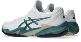 Hình 3 của 8 của Dành cho Nam WHITE/FOGGY TEAL COURT FF 3 Giày Tennis/Pickleball Nam