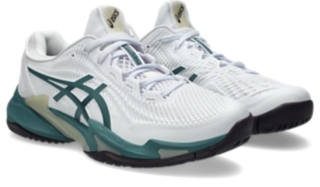 Hình 2 của 8 của Dành cho Nam WHITE/FOGGY TEAL COURT FF 3 Giày Tennis/Pickleball Nam