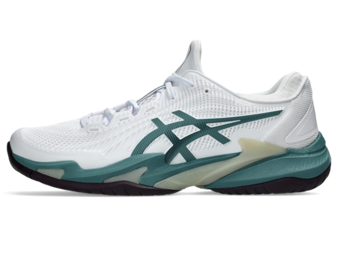 COURT FF 3 | Men | WHITE/FOGGY TEAL | Men's Tennis Shoes | ASICS