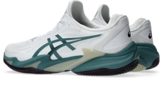 COURT FF 3 CLAY, White/Foggy Teal 3