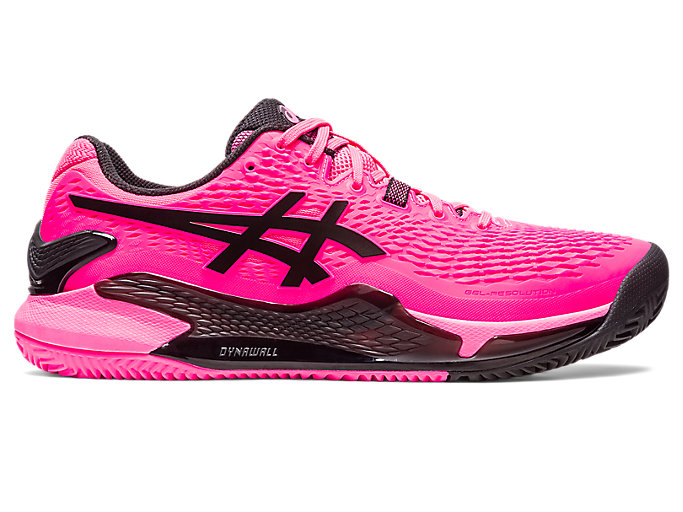Image 1 of 7 of Homme Hot Pink/Black GEL-RESOLUTION 9 CLAY Chaussures de tennis homme