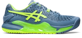 Asics gel-resolution 7 outlet junior azure blue/red