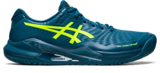 Men s GEL CHALLENGER 14 Restful Teal Safety Yellow Tennis