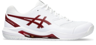 Men's GEL-DEDICATE 8 | White/Antique Red | Tennis Shoes | ASICS