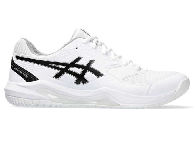 | White/Black Men\'s Shoes | GEL-DEDICATE Tennis ASICS | 8