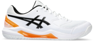 Zapatillas de pádel hombre - Asics Gel Dedicate 8 blanco naranja