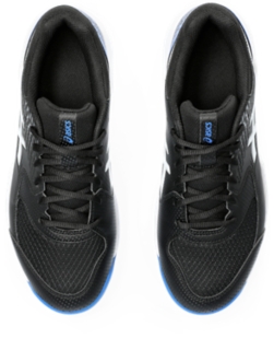 Men's GEL-DEDICATE 8 WIDE | Black/Tuna Blue | Tennis Shoes | ASICS