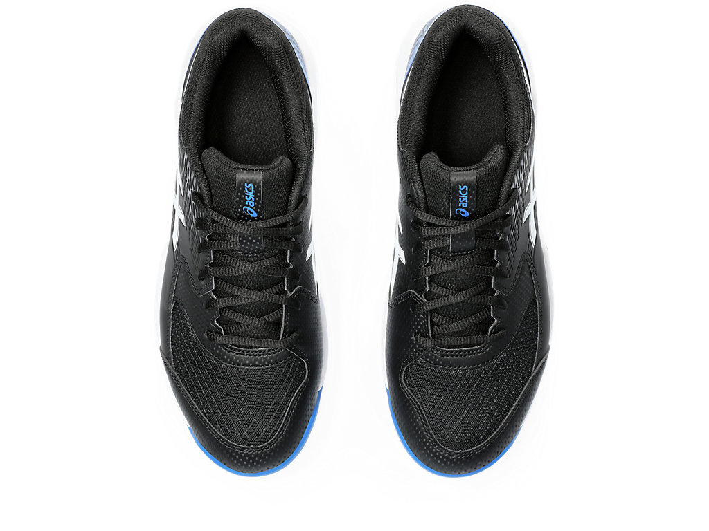Men\'s GEL-DEDICATE 8 WIDE | Black/Tuna Blue | Tennis Shoes | ASICS
