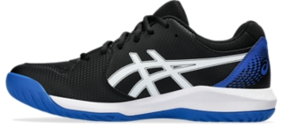 Men's GEL-DEDICATE 8 WIDE | Black/Tuna Blue | Tennis Shoes | ASICS