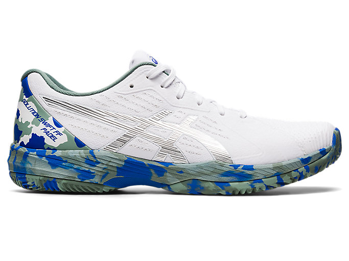 Image 1 of 7 of Men's White/Pure Silver SOLUTION SWIFT PADEL Men's Padel Shoes