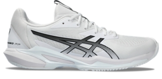 Asics mens solution speed shop ff tennis shoes - black/silver