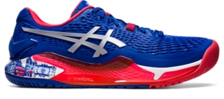 GEL RESOLUTION 9 LIMITED EDITION Men ASICS BLUE PURE SILVER Men Tennis Shoes ASICS Philippines