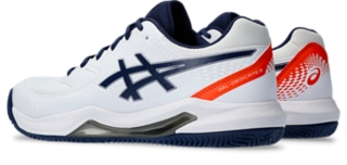 Men\'s GEL-DEDICATE ASICS Shoes | | White/Blue Tennis 8 | CLAY Expanse