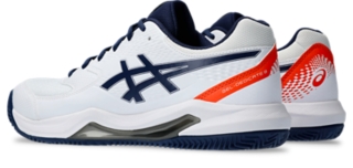 Men's GEL-DEDICATE 8 CLAY | White/Blue Expanse | Tennis Shoes | ASICS