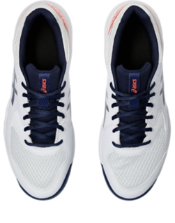 Men's GEL-DEDICATE 8 CLAY | White/Blue Expanse | Tennis Shoes | ASICS