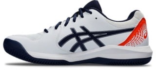 Men's GEL-DEDICATE 8 CLAY | White/Blue Expanse | Tennis Shoes | ASICS