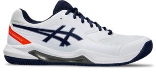 Men\'s GEL-DEDICATE 8 CLAY | | Expanse | Shoes ASICS White/Blue Tennis