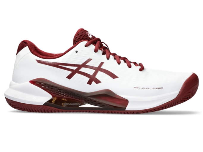 Men's GEL-CHALLENGER 14 CLAY | White/Antique Red | Tennis Shoes | ASICS