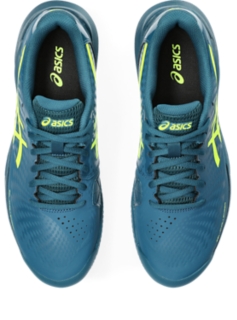 Men's GEL-CHALLENGER 14 CLAY, Restful Teal/Safety Yellow, Tennis Shoes