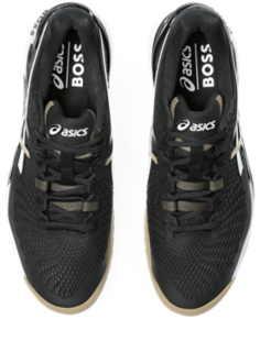 Asics x BOSS Gel Resolution 9 Men's Tennis Shoes - Black/Camel