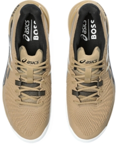 Asics GEL-RESOLUTION 9 CLAY - Chaussures de tennis Homme black/camel -  Private Sport Shop