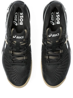 Asics GEL-RESOLUTION 9 CLAY - Chaussures de tennis Homme black/camel -  Private Sport Shop