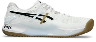 Men's GEL-RESOLUTION 9, White/Black, Tennis Shoes