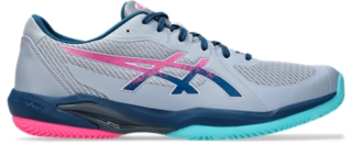 SOLUTION SWIFT FF 2 Men Grey Blue Mako Blue Herren Padelschuhe ASICS DE