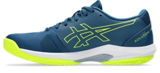 SOLUTION SWIFT FF 2 Men Mako Blue Safety Yellow Men s Tennis Shoes ASICS United States