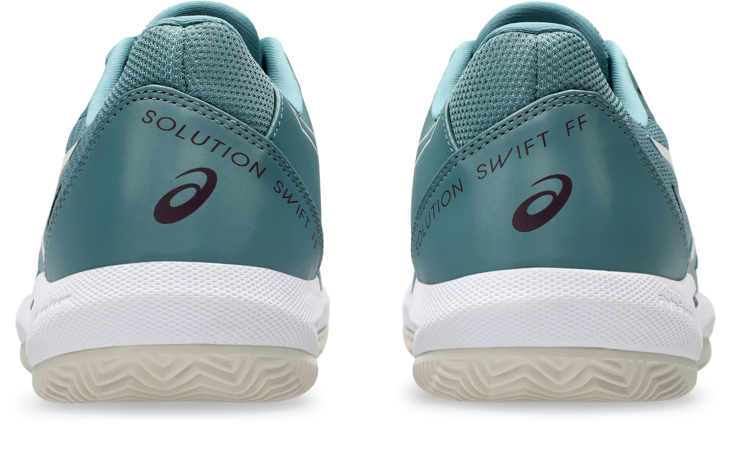 Мужские кроссовки ASICS Solution Swift FF 2 Clay, цвет: Бирюзовый / Овсяный — фото 5