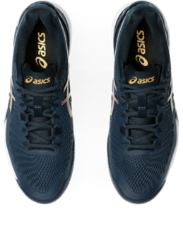 Blue and gold best sale asics