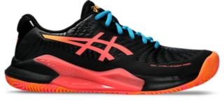 GEL CHALLENGER 14 PADEL Men Black Blazing Coral Men s Padel Shoes ASICS PT