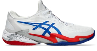 COURT FF 3 NOVAK Men White Asics Blue Men s Tennis Shoes ASICS PL