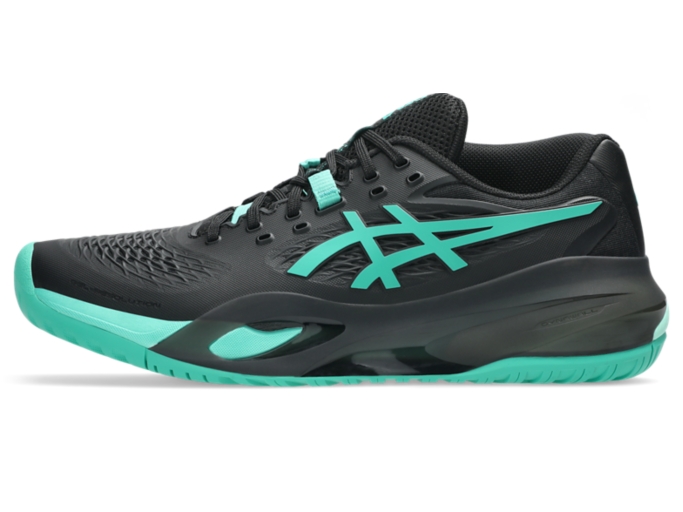 GEL-RESOLUTION X | Men | BLACK/AURORA GREEN | Men's Tennis Shoes