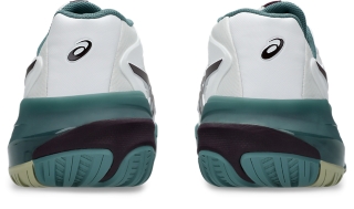Image 5 of 8 of Men's WHITE/DARK AUBERGINE GEL-RESOLUTION X Men's Tennis/Pickleball Shoes