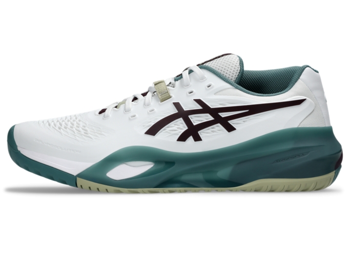 GEL-RESOLUTION X | Men | WHITE/DARK AUBERGINE | Men's Tennis Shoes