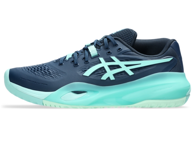 ASICS GEL スニーカー US 11 GEL-RESOLUTION X | Men | NIGHT SKY/ILLUMINATE MINT | Men's Tennis