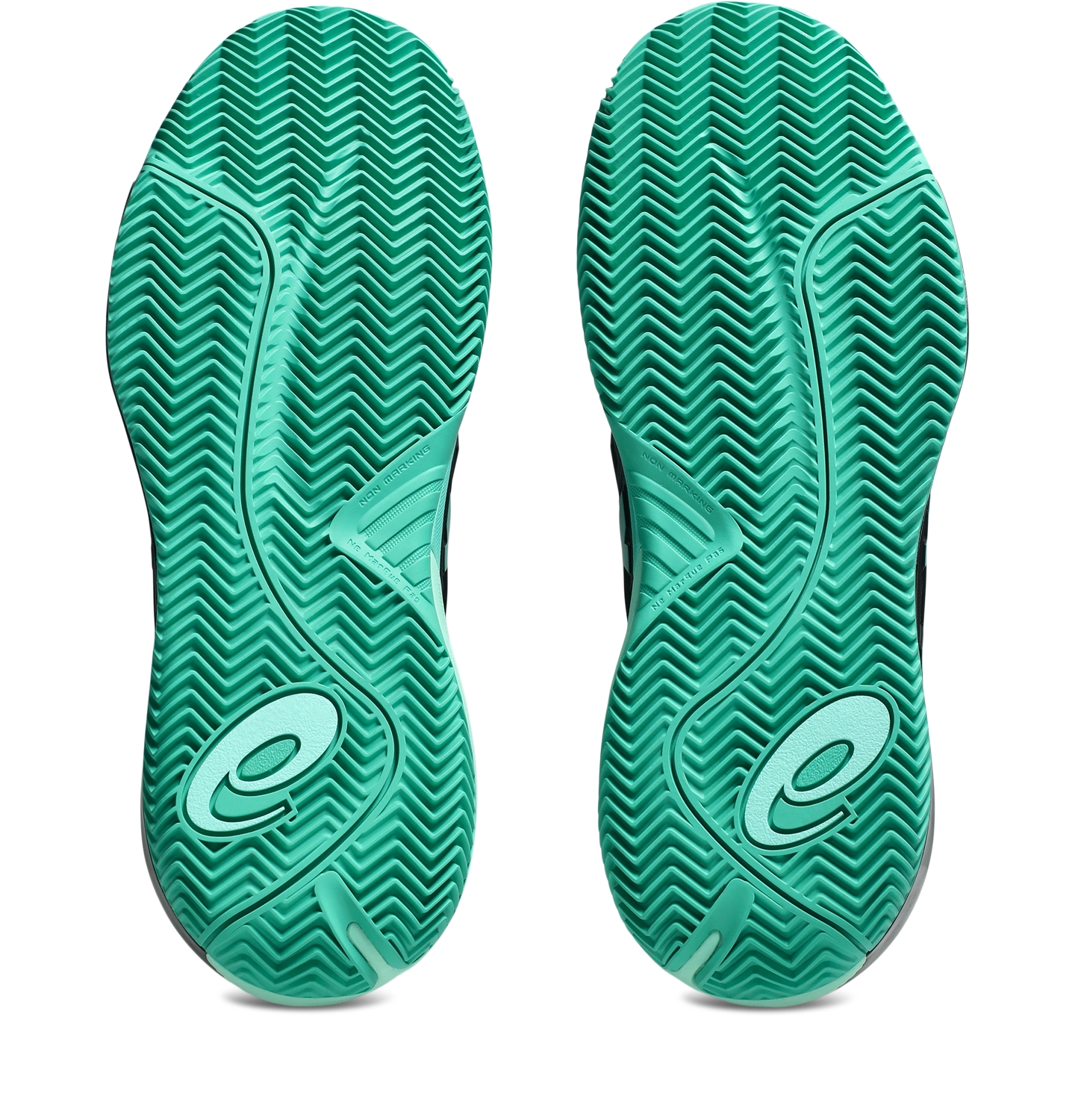 Мужские кроссовки ASICS Gel-Resolution X Clay, цвет: Чёрный / Зелёный — фото 7