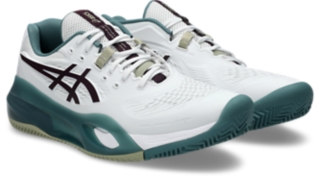 GEL-RESOLUTION X CLAY, White/Dark Aubergine 2