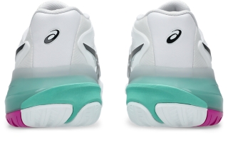 Image 5 of 8 of Men's WHITE/AURORA GREEN GEL-RESOLUTION X WIDE Men's Tennis/Pickleball Shoes