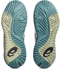 Image 7 of 8 of Men's WHITE/DARK AUBERGINE GEL-RESOLUTION X WIDE Men Tennis Shoes