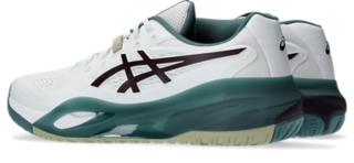 GEL-RESOLUTION X WIDE, White/Dark Aubergine 3