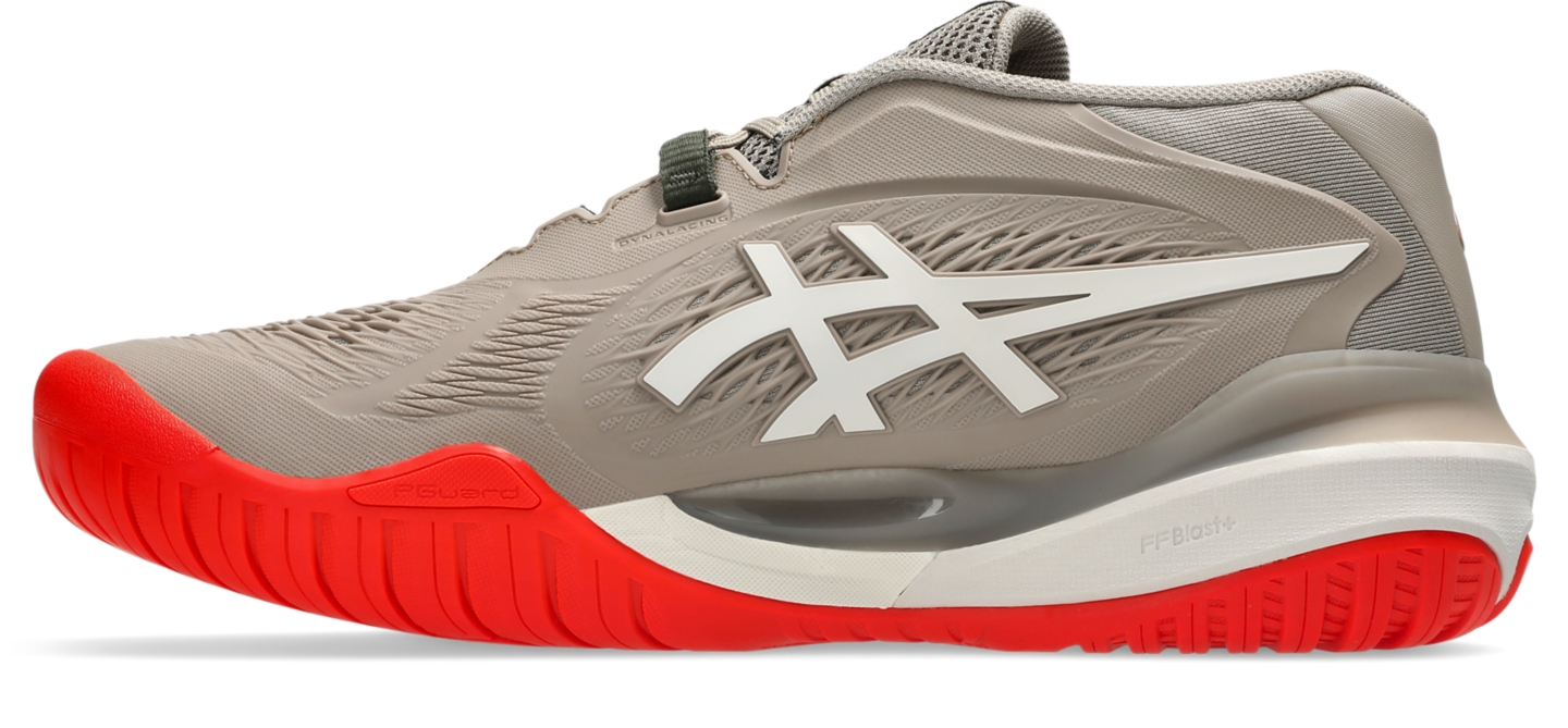 Мужские кроссовки ASICS Gel-Resolution X Wide, цвет: Серо-бежевый / Овсяный — фото 4