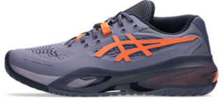 GEL-RESOLUTION X WIDE | Men | Greyish Purple/Nova Orange | Tennis Shoes for Men | ASICS United States