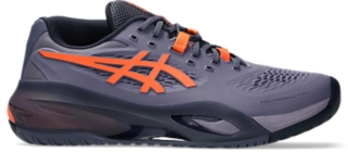 GEL-RESOLUTION X WIDE | Men | Greyish Purple/Nova Orange | Tennis Shoes for Men | ASICS United States