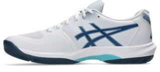 Image 4 of 8 of Men's WHITE/MAKO BLUE GAME FF PICKLEBALL Men's Pickleball Shoes