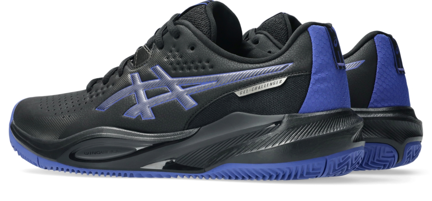Мужские кроссовки ASICS Gel-Challenger 15 Clay, цвет: Чёрный / Кобальтовый — фото 3
