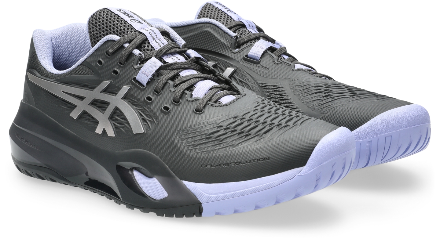 Мужские кроссовки ASICS Gel-Resolution X Night Energy, цвет: Графитовый серый / Серебряный — фото 2