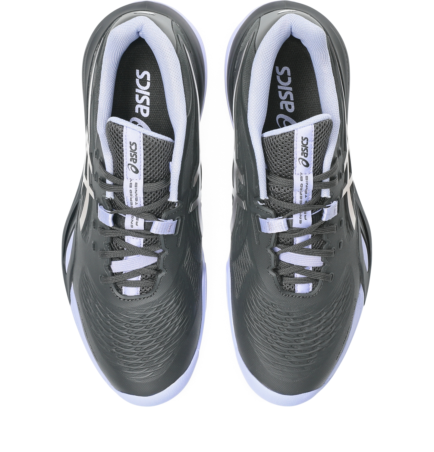 Мужские кроссовки ASICS Gel-Resolution X Night Energy, цвет: Графитовый серый / Серебряный — фото 6